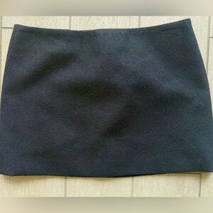 Never worn Ann Demeulemeester Black Wool Mini Skirt - Size 40/US 4